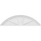 Ekena Millwork Segment Arch 4 Spoke Architectural Grade PVC Pediment, 50"W x 13-1/2"H x 2"P PEDPS050X135SEG04 - alternate 6